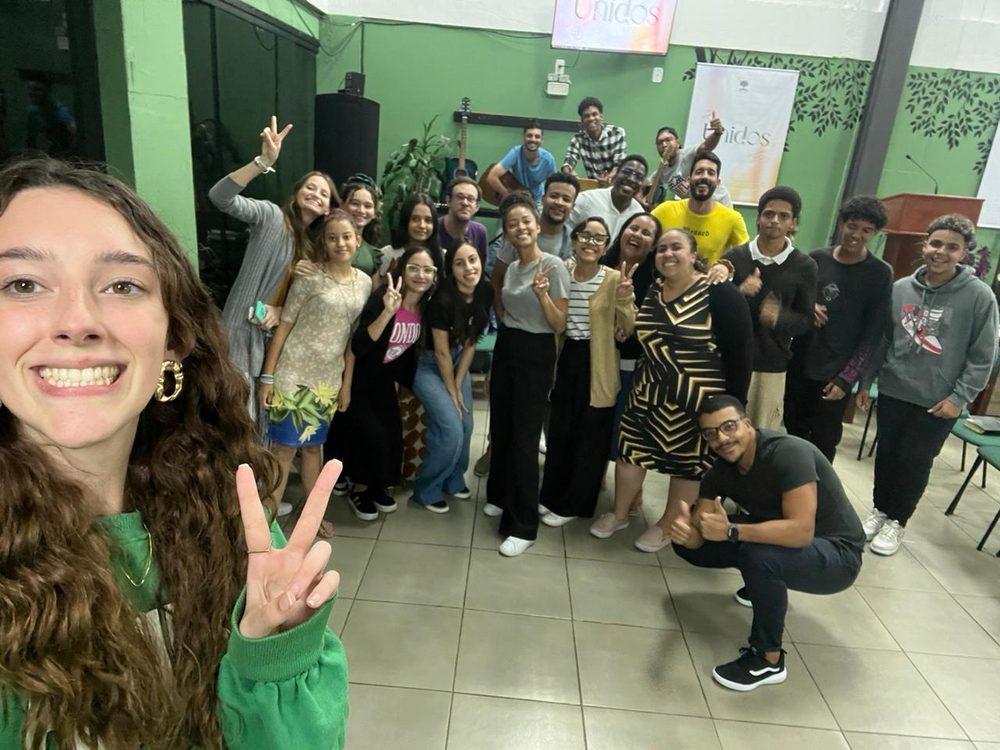 Grupo de jovens da igreja